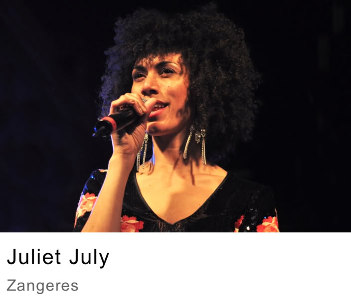 Jazz zangeres Juliet July